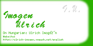 imogen ulrich business card